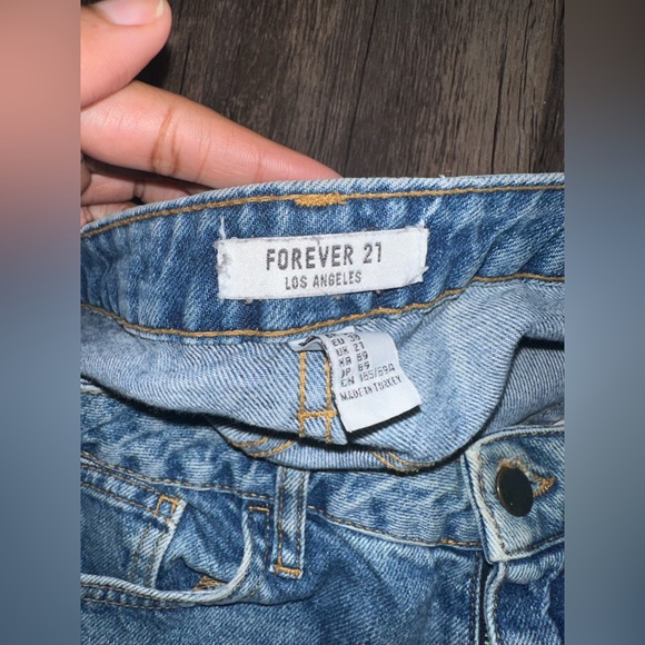 Forever 21 Blue Jeans Size US 27 - Picture 10 of 11